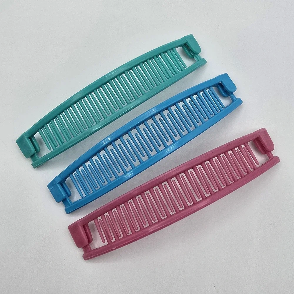 1980's‎ Vintage Banana Hair Clips Combs Lot Of 3
